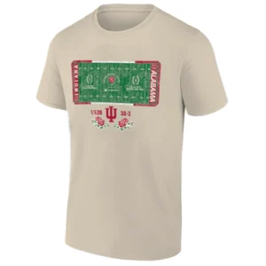 2026 ROSE BOWL CHAMPIONS FIELD SHIRT – Indiana Hoosiers College Football Playoff Tee S