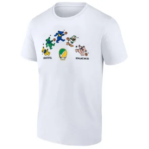 A FRIEND OF THE DUCKS SHIRT – Grateful Dead × Oregon Ducks psychedelic crossover tee W