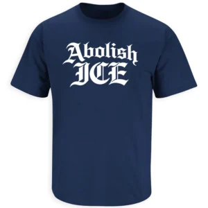ABOLISH ICE SHIRT – Minimal Protest Typography Tee n