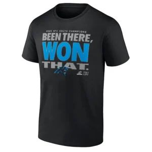 BEEN THERE, WON THAT SHIRT 2025 – NFC South Champions Carolina Panthers Division Title Tee