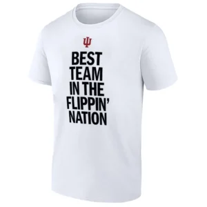 BEST TEAM IN THE FLIPPIN' NATION SHIRT – Indiana Hoosiers 2025 College Football Playoff Champions Tee