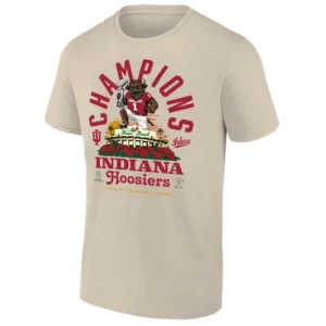 BISON ROSE BOWL CHAMPIONS SHIRT 2026 – Indiana Hoosiers CFP Legacy Tee S