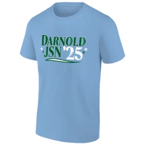 DARNOLD JSN ’25 SHIRT – Sam Darnold & Jaxon Smith Njigba Seattle Seahawks NFC Champions Tee