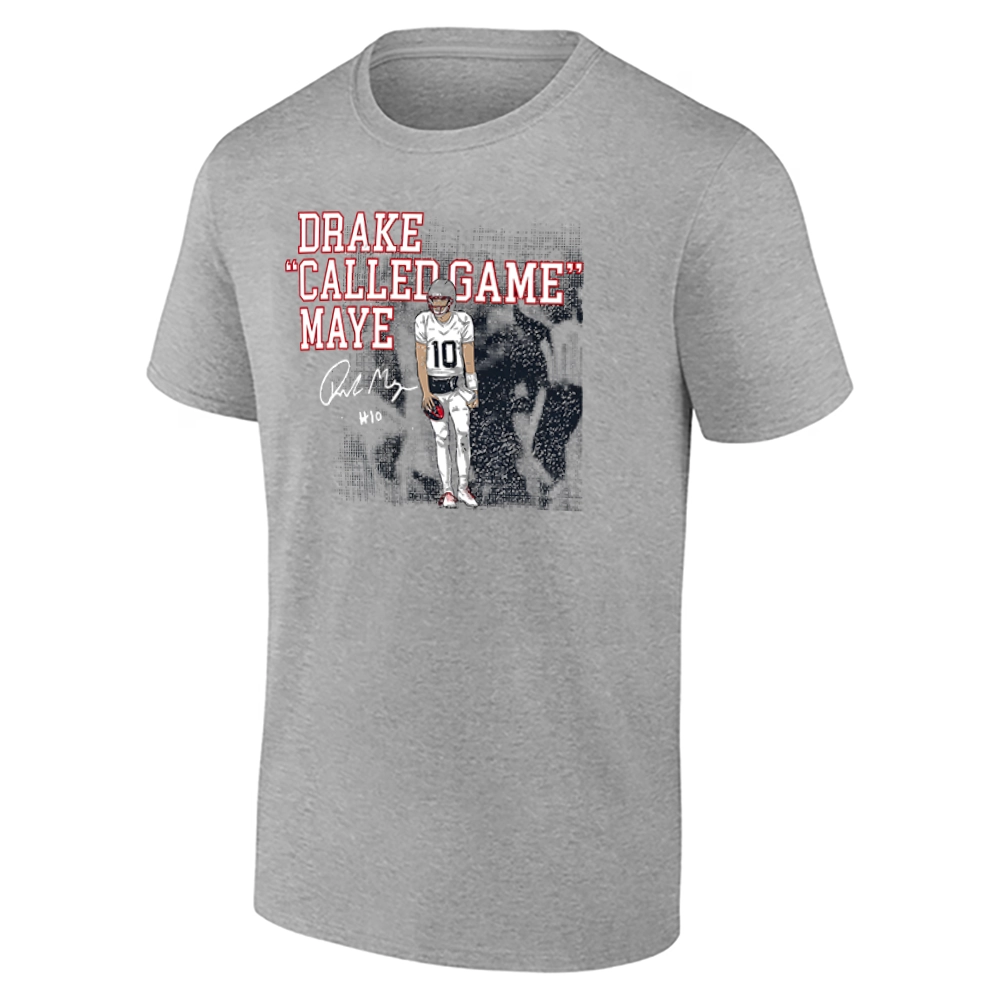 DRAKE CALLED GAME SHIRT – Drake Maye New England Patriots Clutch Moment Tee DRAKE CALLED GAME SHIRT – Drake Maye New England Patriots Clutch Moment Tee