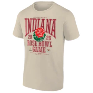FAST. PHYSICAL. RELENTLESS SHIRT – Indiana 2026 Rose Bowl Game Hoosiers Tee S