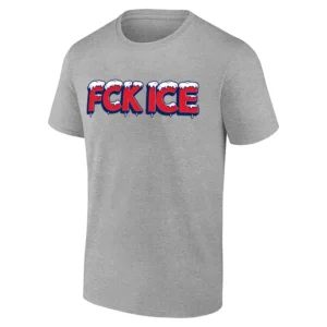 FCK ICE SHIRT – Anti ICE Protest Minimal Typography Tee G