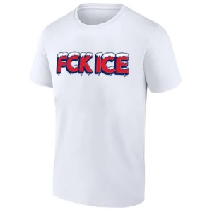 FCK ICE SHIRT – Anti ICE Protest Minimal Typography Tee W