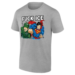 FUCK ICE SHIRT – Anti ICE Protest Tee with Superhero Parody Graphic G