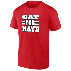 GAY FOR MAYE SHIRT – Drake Maye New England Patriots fan slogan tee