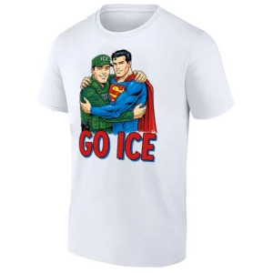 GO ICE SHIRT Support ICE Protest Superman W