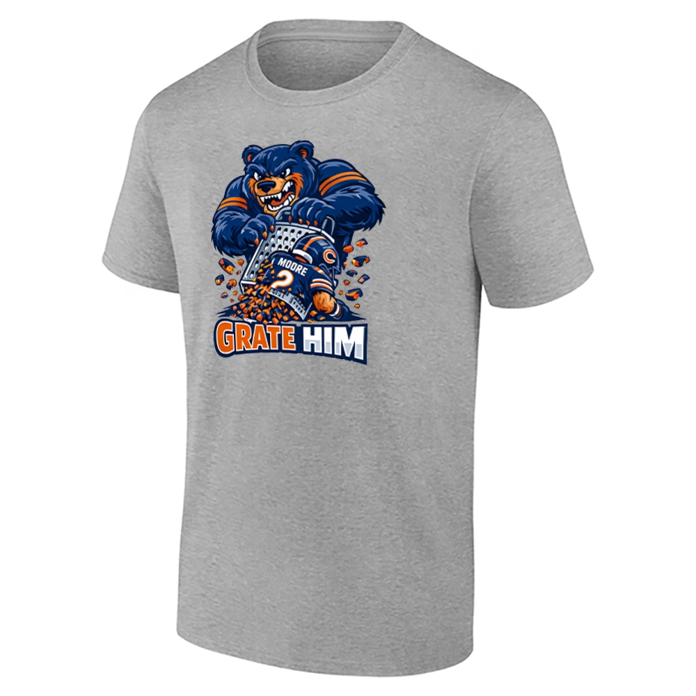 GRATE HIM SHIRT – Chicago Bears DJ Moore Trade Reaction Tee G GRATE HIM SHIRT – Chicago Bears DJ Moore Trade Reaction Tee G