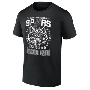 JACOB FATU SHIRT – WWE Jacob Fatu x San Antonio Spurs wolf crossover design 2025 viral Reddit fan tee