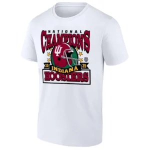 NATIONAL CHAMPIONS HELMET SHIRT – Indiana Hoosiers 2025 NCAA Football National Champions helmet victory tee