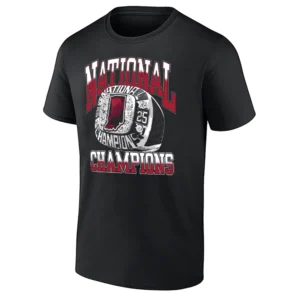 NATIONAL CHAMPIONS RING SHIRT – 2025 NCAA Football National Champions Indiana Hoosiers championship ring celebration tee