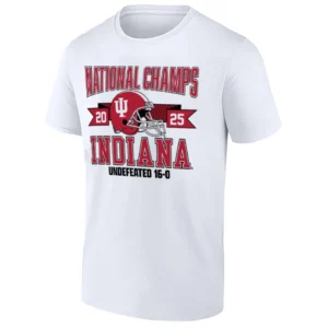 NATIONAL CHAMPS ARCHED HELMET SHIRT – Indiana Hoosiers 2025 National Champions