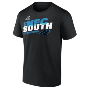 NFC SOUTH CHAMPIONS SHIRT 2025 – Carolina Panthers Division Champions Playoff Tee