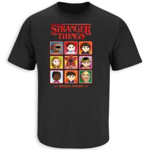 RETRO VIDEO GAME CHARACTER SELECT SHIRT – Stranger Things Season 5 Final Season Hawkins Tee