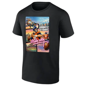 STIDDY CITY SHIRT – GTA Vice City Poster Style Jarrett Stidham Denver Broncos Tee B