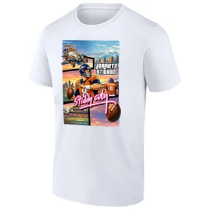 STIDDY CITY SHIRT – GTA Vice City Poster Style Jarrett Stidham Denver Broncos Tee W