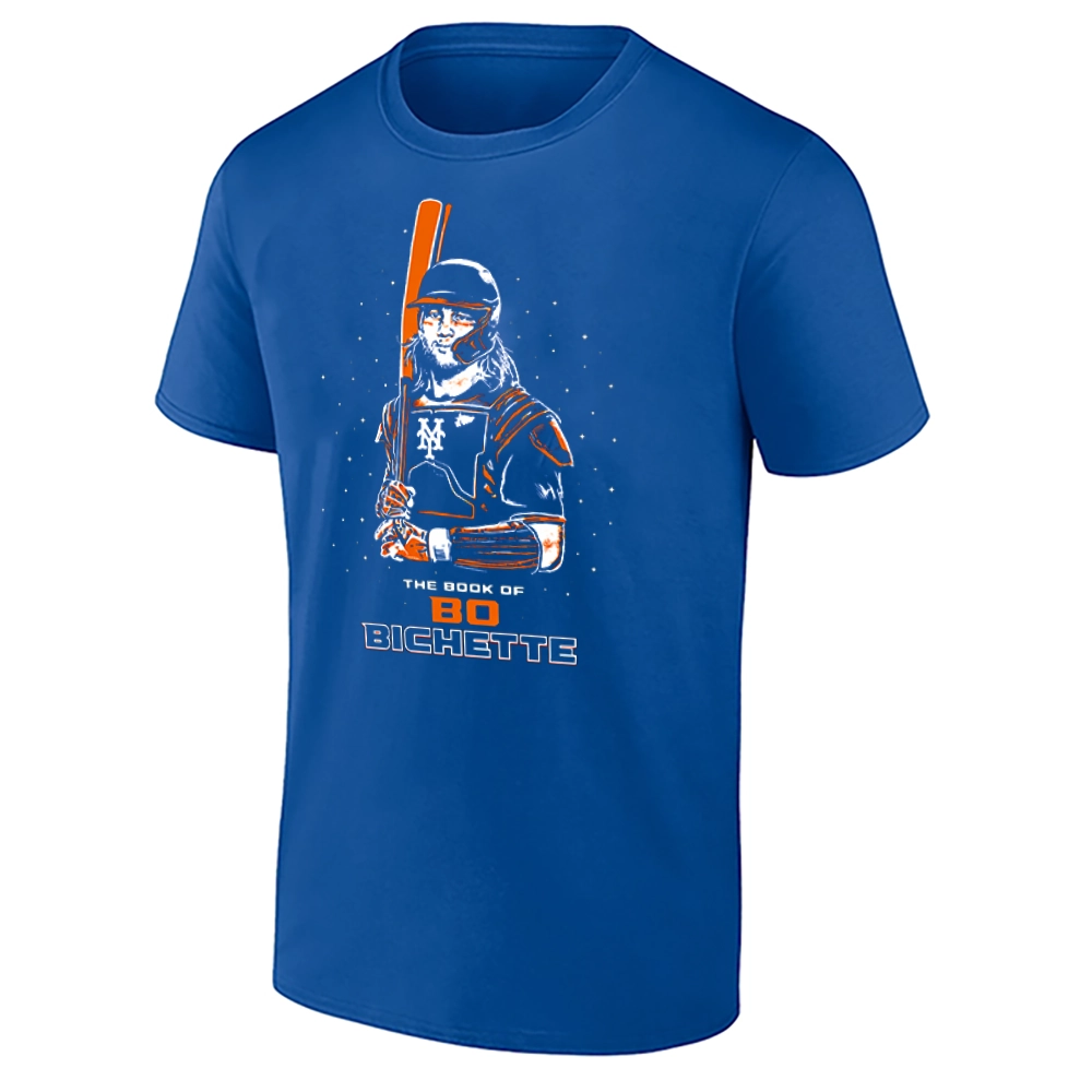 THE BOOK OF BO SHIRT – Bo Bichette New York Mets iconic slugger illustration baseball tee THE BOOK OF BO SHIRT – Bo Bichette New York Mets iconic slugger illustration baseball tee