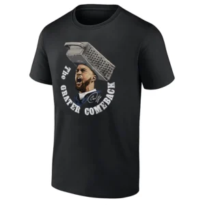 THE GRATER COMEBACK SHIRT – Caleb Williams Chicago Bears Cheese Celebration Tee B