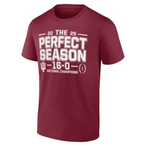 THE PERFECT SEASON SHIRT – 2025 NCAA NATIONAL CHAMPIONS INDIANA HOOSIERS