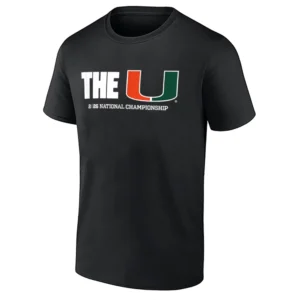 THE U 2026 NATIONAL TITLE SHIRT – Miami Hurricanes College Football Playoff Champions Tee B