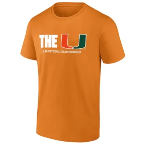 THE U 2026 NATIONAL TITLE SHIRT – Miami Hurricanes College Football Playoff Champions Tee O