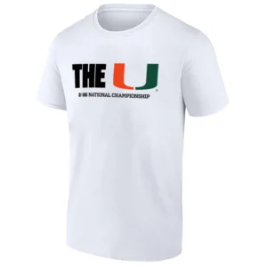 THE U 2026 NATIONAL TITLE SHIRT – Miami Hurricanes College Football Playoff Champions Tee w