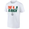 THE U IS BACK SHIRT – Miami Hurricanes 2025–2026 College Football Playoff Tee W