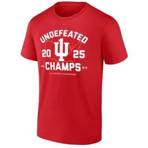 UNDEFEATED INDIANA 2025 CHAMPS SHIRT – Indiana Hoosiers National Champions Victory Tee