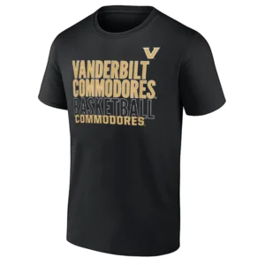 VANDERBILT COMMODORES BASKETBALL SHIRT – Text Logo Overlay Tee