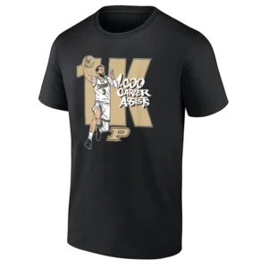 1000 CAREER ASSISTS SHIRT – Braden Smith Purdue Boilermakers Basketball Milestone Tee