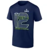 12 AS ONE SHIRT – SUPER BOWL LX CHAMPIONS HOMETOWN ON TOP – Seattle Seahawks 🏈💙