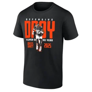 2025 DEFENSIVE PLAYER OF THE YEAR SHIRT – Myles Garrett Cleveland Browns NFL DPOY Graphic Tee