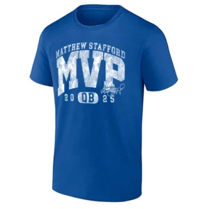 2025 MVP SHIRT – Matthew Stafford Los Angeles Rams Historic NFL MVP Tee