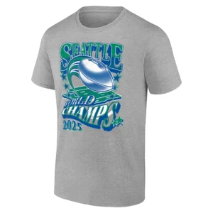 2025 WORLD CHAMPIONS SHIRT – Super Bowl LX Champs Seattle Seahawks Victory Tee