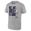 ALL HE DOES IS WIN SHIRT – Alex Karaban UConn Huskies Basketball Championship Tee