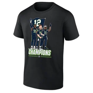 CHAMPIONS FLAG PLANT SHIRT – Seattle Seahawks Super Bowl LX Champions Tee B
