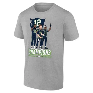 CHAMPIONS FLAG PLANT SHIRT – Seattle Seahawks Super Bowl LX Champions Tee G