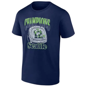 CHAMPIONS RING SHIRT – Seattle Seahawks Super Bowl LX Champions Tee