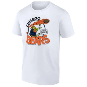 COWABUNGA DUDES SHIRT – TMNT Michelangelo x Chicago Bears Funny Football Fan Tee