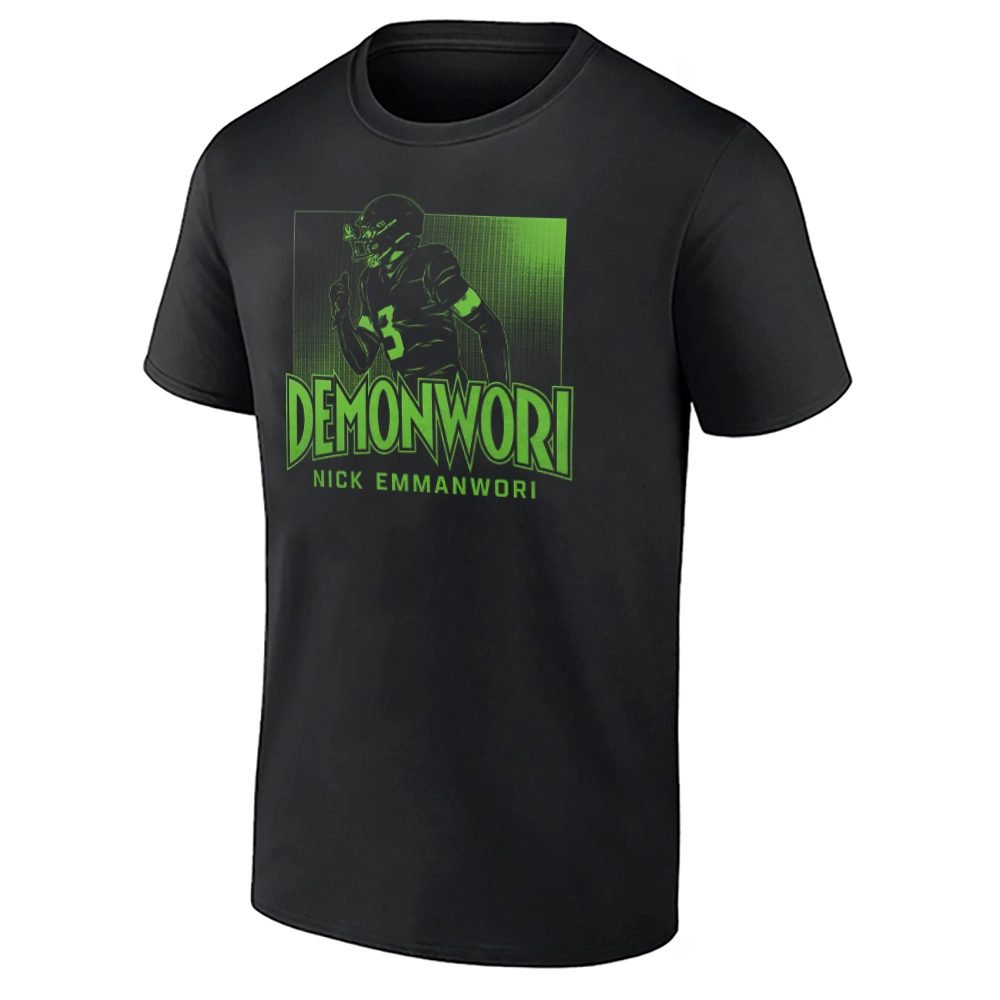DEMONWORI SHIRT – Nick Emmanwori Seattle Seahawks Defensive Hype Tee DEMONWORI SHIRT – Nick Emmanwori Seattle Seahawks Defensive Hype Tee