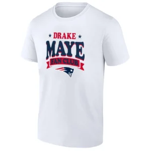 DRAKE MAYE FAN CLUB SHIRT – Super Bowl LX New England Patriots supporter tee