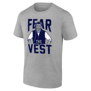 FEAR THE VEST SHIRT – Mike Vrabel New England Patriots Super Bowl LX Tee