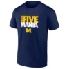 HIGH FIVE MANIA SHIRT – Michigan Wolverines Campus Local Madness Tee