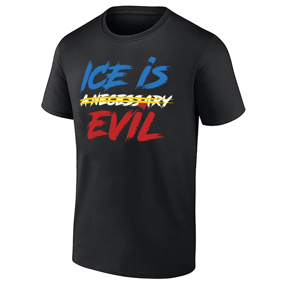 ICE IS EVIL SHIRT – Anti ICE Political Protest Tee - Civil Rights & Social Justice Statement Shirt ICE IS EVIL SHIRT – Anti ICE Political Protest Tee Civil Rights & Social Justice Statement Shirt