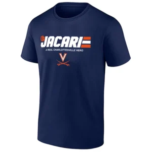 JACARI A REAL CHARLOTTESVILLE HERO SHIRT – Jacari White Virginia Cavaliers Basketball Tribute Tee