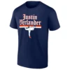 JUSTIN VERLANDER SHIRT – Ace Pose Detroit Tigers Vintage Pitching Tee