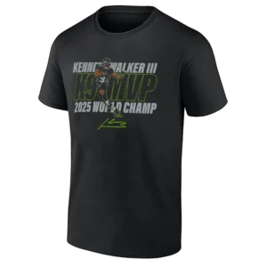 K9 MVP 2025 WORLD CHAMP SHIRT Kenneth Walker III Seattle Seahawks Super Bowl LX Champions Tee